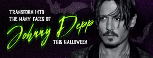 Transform into the many faces of Johnny Depp this Halloween