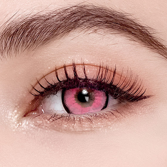 Sweety Pink Love (1 lens/pack)  Colored contacts, Cool contacts, Cosmetic  contact lenses